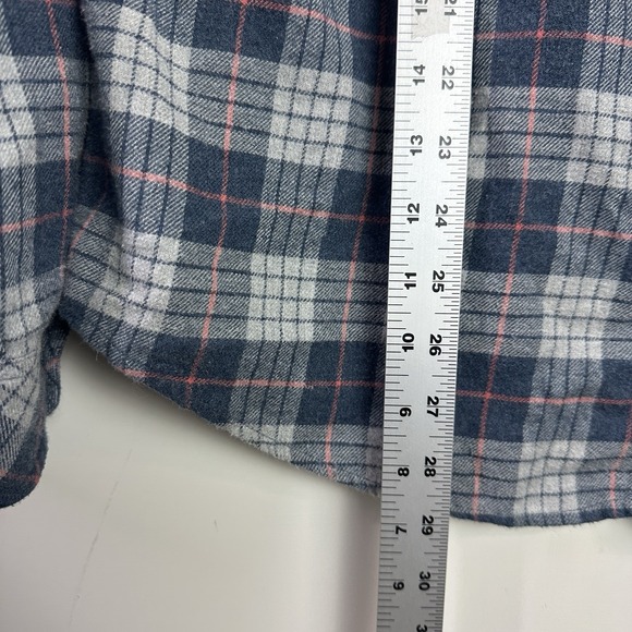Rails Shirt Men L Flannel Button Up Plaid Blue Gray Soft Brushed Sussex - Picture 9 of 10